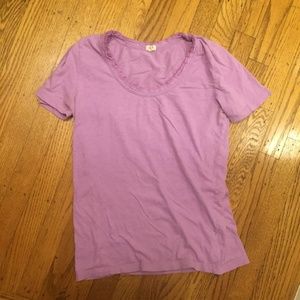 J Crew Scoop Neck Tshirt